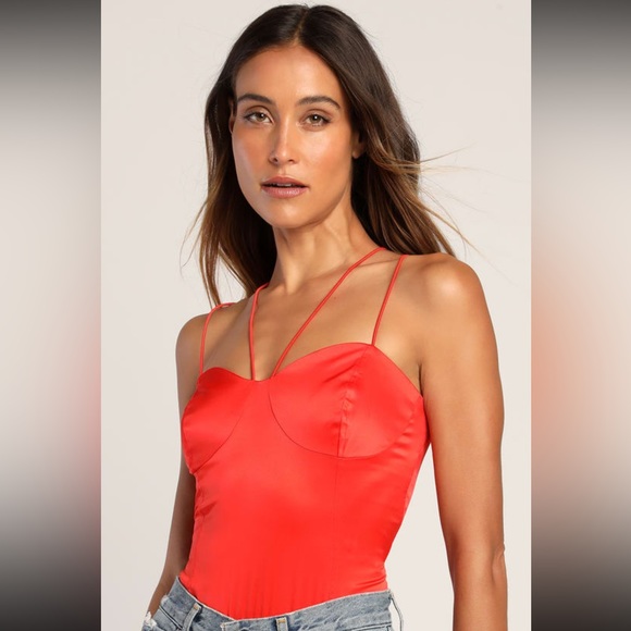 Lulus Satin body suit - Picture 1 of 6